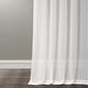 preview thumbnail 4 of 4, Exclusive Fabrics White Orchid Faux Linen Sheer Curtain (1 Panel)