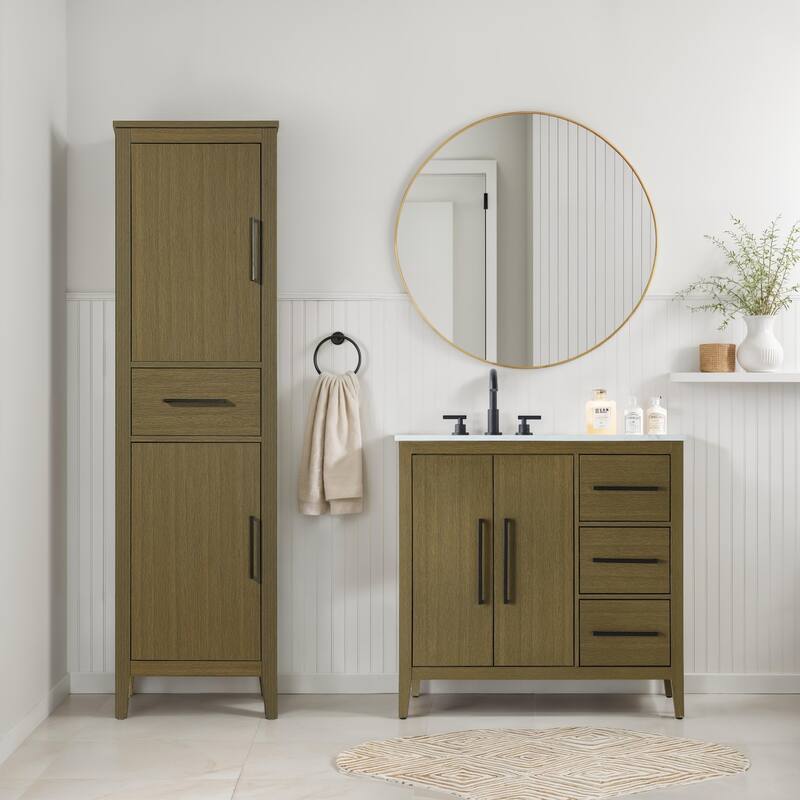 Laura 16-28 Inch Bath Storage Cabinet