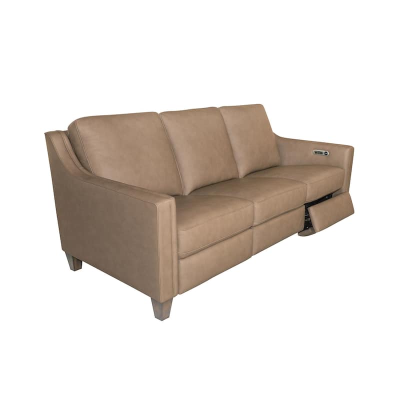 Finley Leather Power Inclining Sofa by Flexsteel - 82" x 36" x 38"
