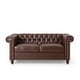 preview thumbnail 1 of 42, Brinkhaven Contemporary Button Tufted Loveseat with Nailhead Trim by Christopher Knight Home