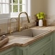 preview thumbnail 19 of 82, Karran Drop-In Quartz 33 in. 1-Hole Single Bowl Kitchen Sink Kit