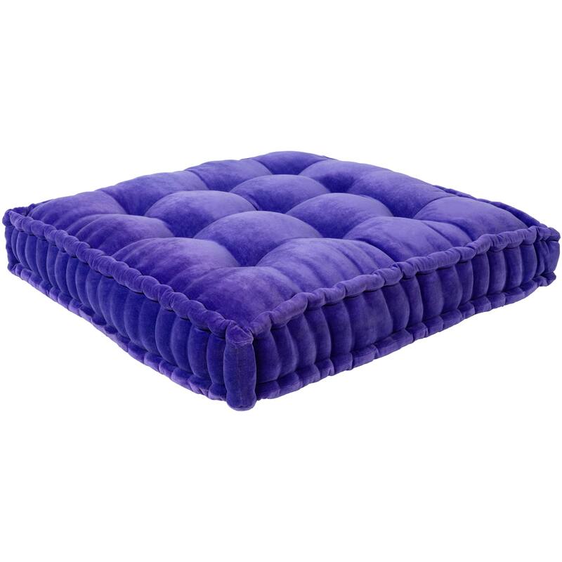 Livabliss Atlanta Deep Button Tufted Velvet Floor Pillow