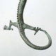 preview thumbnail 3 of 5, Approx. 16 Inches Bronze Standing Dragon Weathered Green