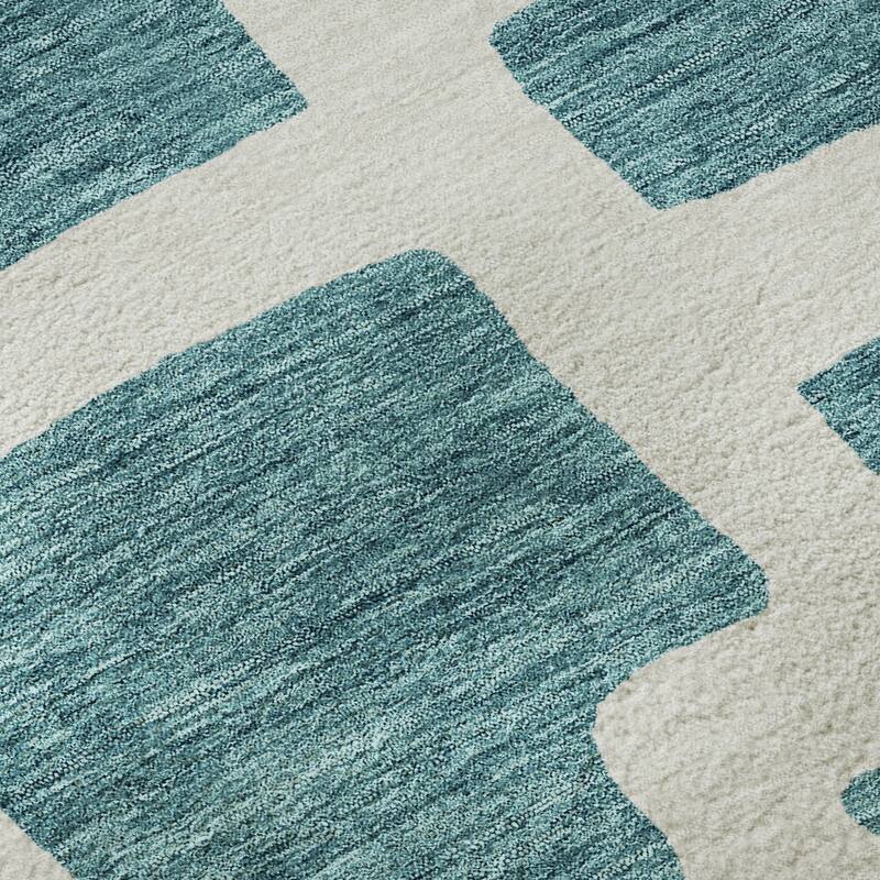 Premium Washable Super Soft Geo Maze Mayfield Rug