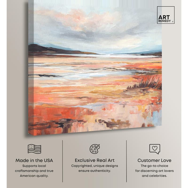 Breaking Dawn Canvas by Art Remedy, Gallery Wrapped