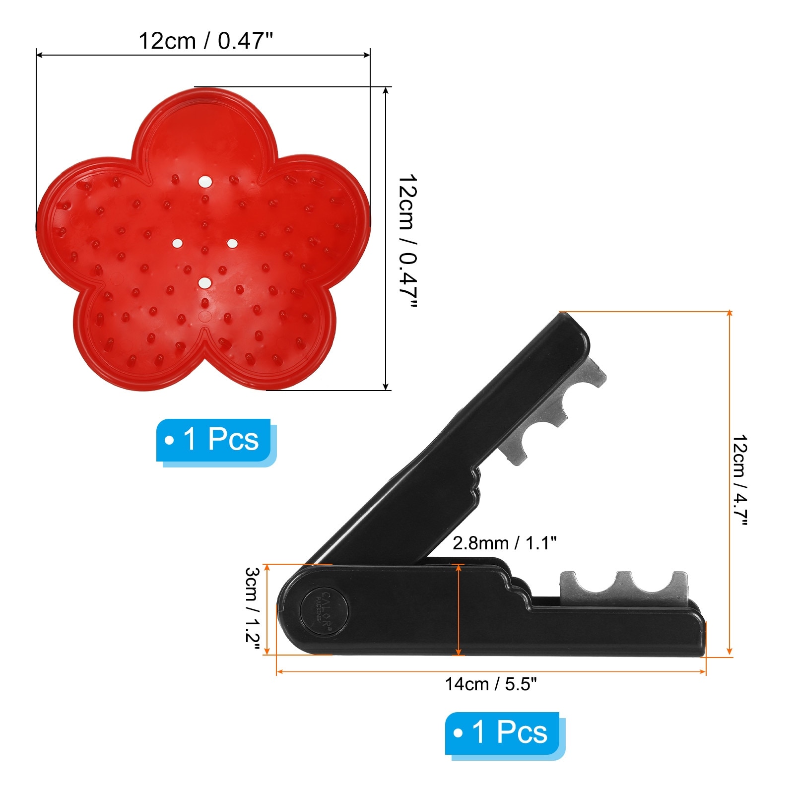 3pcs Rose Stem Leaf Thorn Stripper Remover Tool Stripping Kit