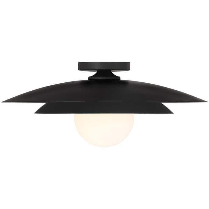 Savoy House 6-5564-1 Sherrer 20" Wide LED Semi-Flush Globe Ceiling