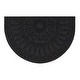 preview thumbnail 15 of 33, Mohawk Home Rope Impressions All Weather Recycled Rubber Door Mat Onyx