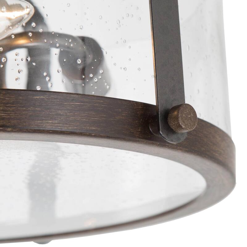 Modern Gold 3-Light Drum Glass Semi-flush Mount Ceiling Lights
