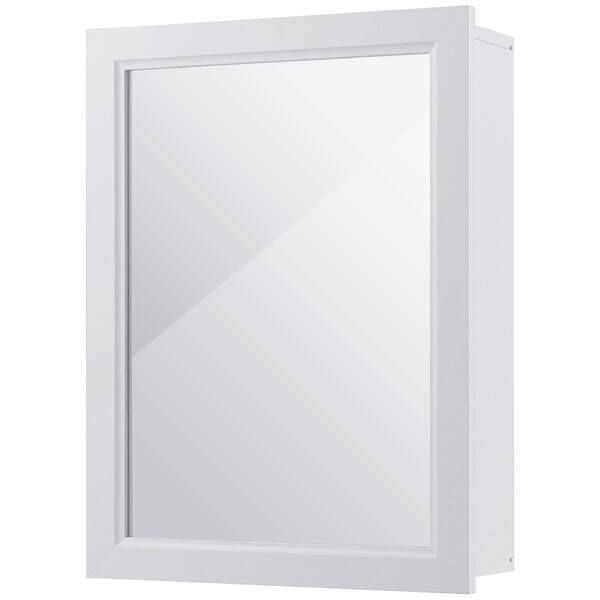 Gymax Bathroom Mirror Cabinet Wall Mounted Kitchen Medicine Storage On Sale Overstock 24206932