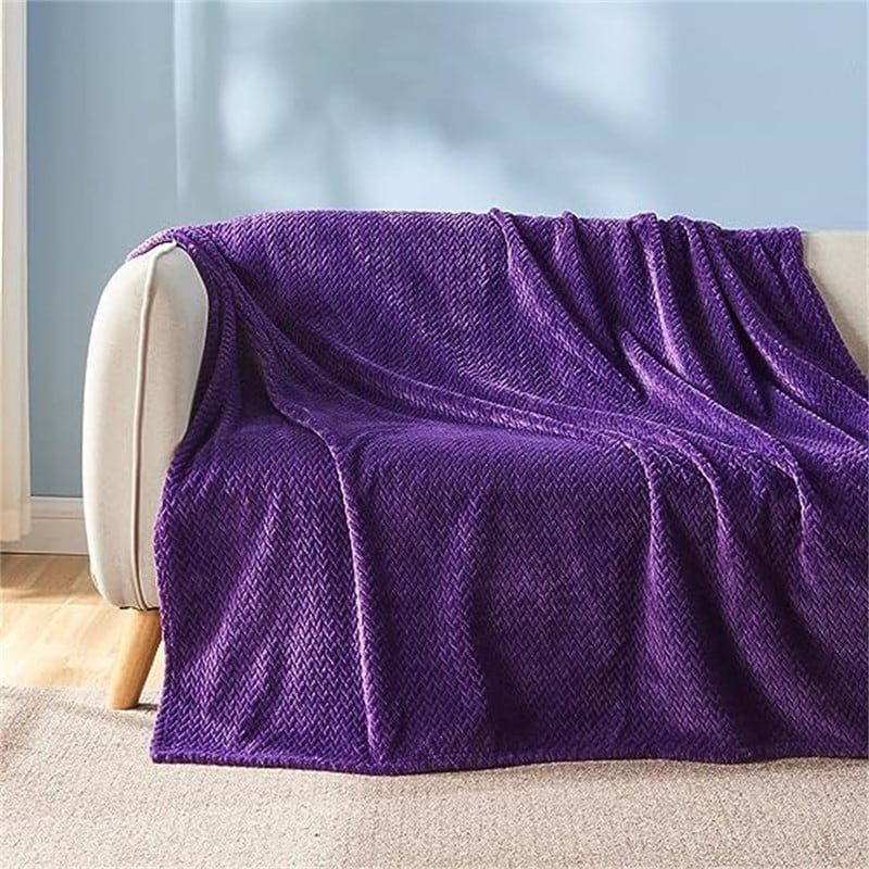 Purple throw blanket bed bath & beyond outlet
