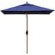 EliteShade Sunbrella 9-foot Patio Market Umbrella - 6x6ft NavyBlue