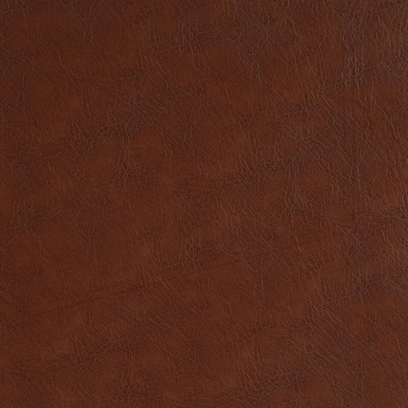 Upholstered PU Leather Round Ottoman