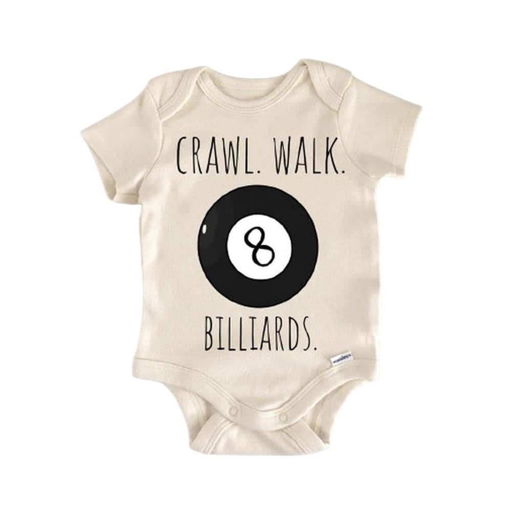 Pool Table Billiards - Baby Boy Girl Clothes Infant Bodysuit Funny Cute Newborn