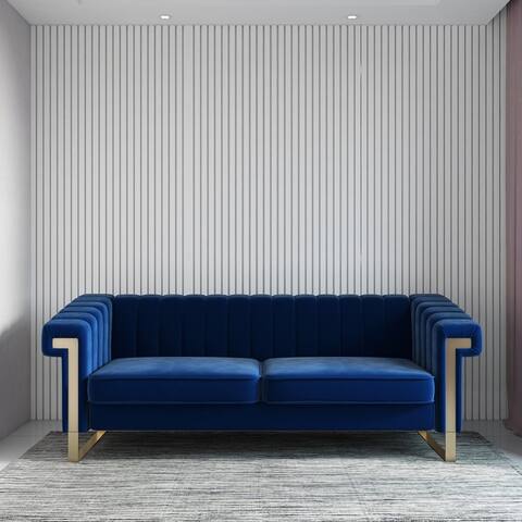 Nordic Modern Velvet Sofa Light Luxury Couch Chair Lounge Loveseat