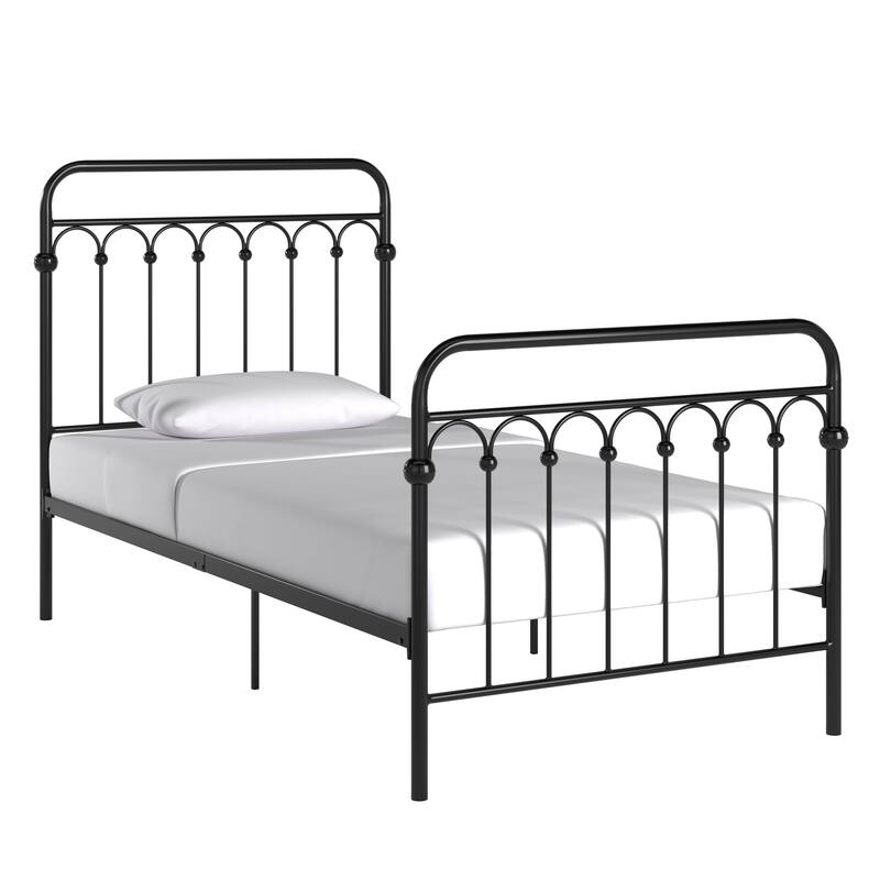 Eloise Metal Arches Platform Bed by iNSPIRE Q Junior - Black