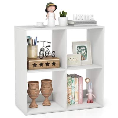 Costway 4/6/8/9-Cube Open Bookshelf with Anti-tip Kits Home Modern