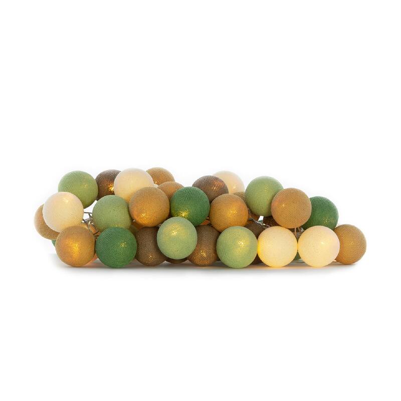 String Light- Forest Green