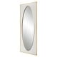 preview thumbnail 6 of 5, Rectangular Framed Wall Mirror - 80" - White and Gold