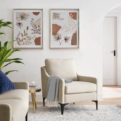 Corland Upholstered Fabric Armchair