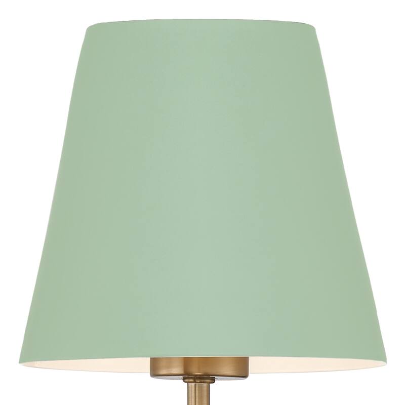 Xavier 4 Light Vibrant Gold and Green Chandelier - 31.75"W x 17"H x 31.75"D