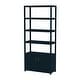 preview thumbnail 2 of 11, Lark 4-Tier Etagere Bookcase Cabinet