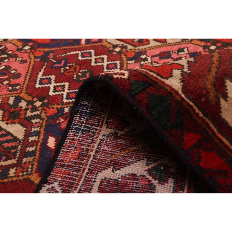 ECARPETGALLERY Hand-knotted Kayseri Vintage Dark Red Wool Rug - 6'4 x 10'0