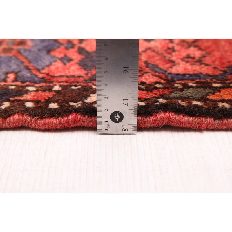 ECARPETGALLERY Hand-knotted Andelz Red Wool Rug - 4'3 x 6'6