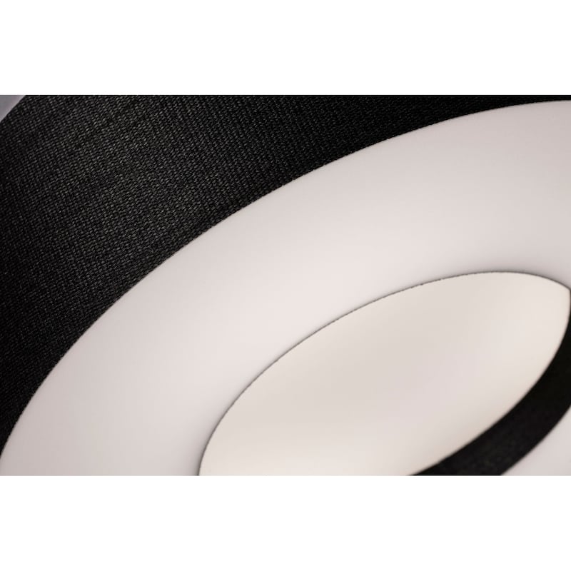 AFX MCF2432MB Montclair 3 Light 24" Wide Flush Mount Drum Ceiling