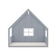 preview thumbnail 11 of 31, Full-Size Wood House Bed with Window and Fence, Full Bed Frame