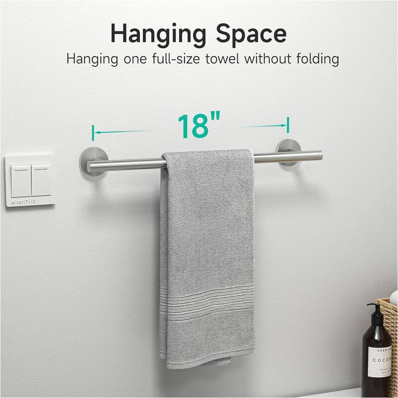 Wall Mounted Towel Bar 304 Stainless Steel Towel Rack