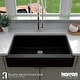 preview thumbnail 40 of 60, Karran Retrofit Apron Quartz Single Bowl Kitchen Sink