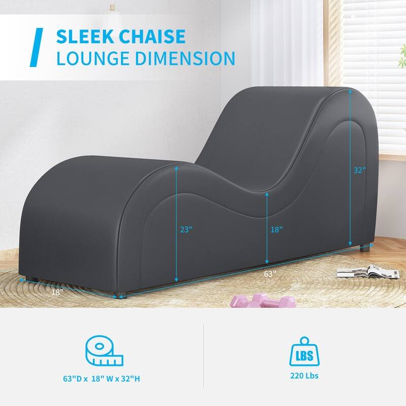 Mixoy Modern PU Leather Yoga Chair Indoor