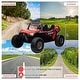 preview thumbnail 13 of 40, 24V Kids UTV 2 Seater Ride On Car with One More Foldable Seat