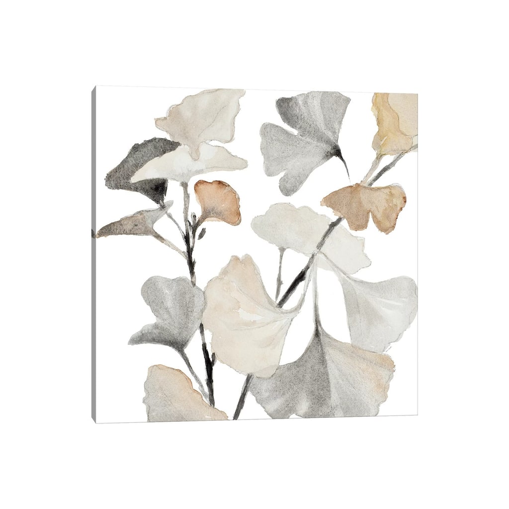 iCanvas "Neutral Ginko Stems I" by Lanie Loreth Canvas Print