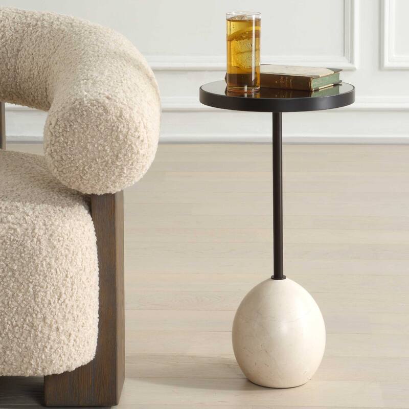 Uttermost Odesa Marble Accent Table