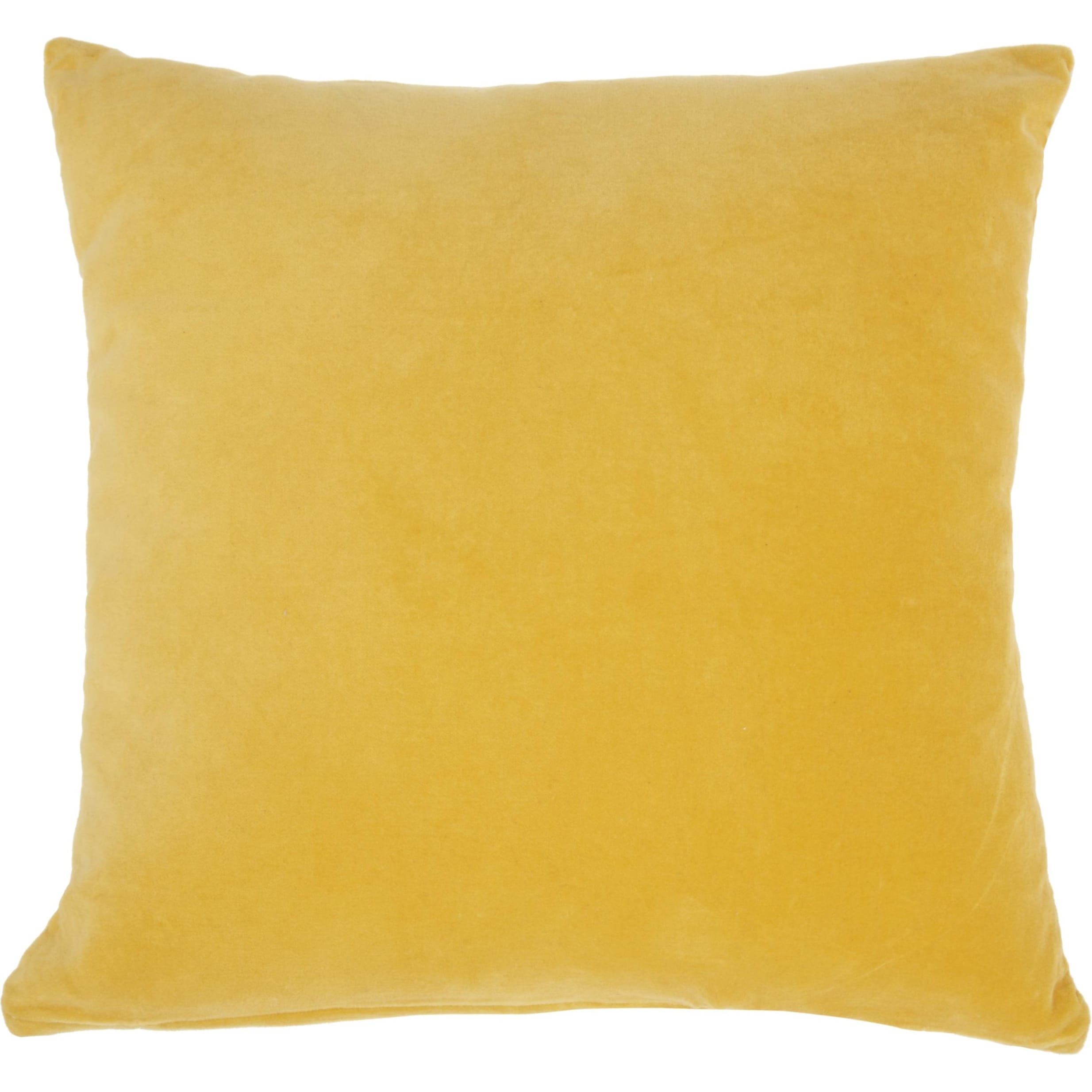 Yellow velvet throw pillows online
