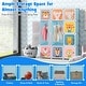 preview thumbnail 20 of 68, Kids Wardrobe Closet with Hanging Section and Cute Doors