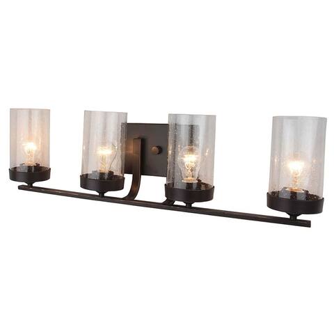 4 Light Vanity Lighting in Imperial Dark Brown - 5.5L x 28.75W x 8.25H in.