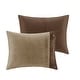 preview thumbnail 13 of 56, Madison Park Westbrook 7 Piece Faux Suede Comforter Set