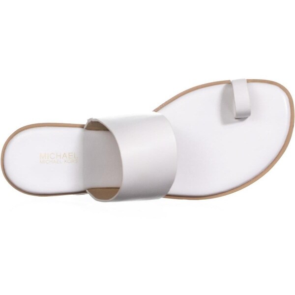 michael kors optic white sandals