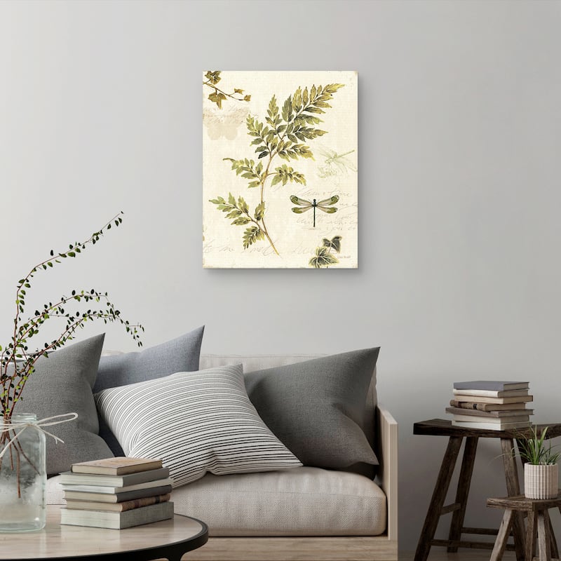 Ivies and Ferns III by Lisa Audit Canvas Art Print