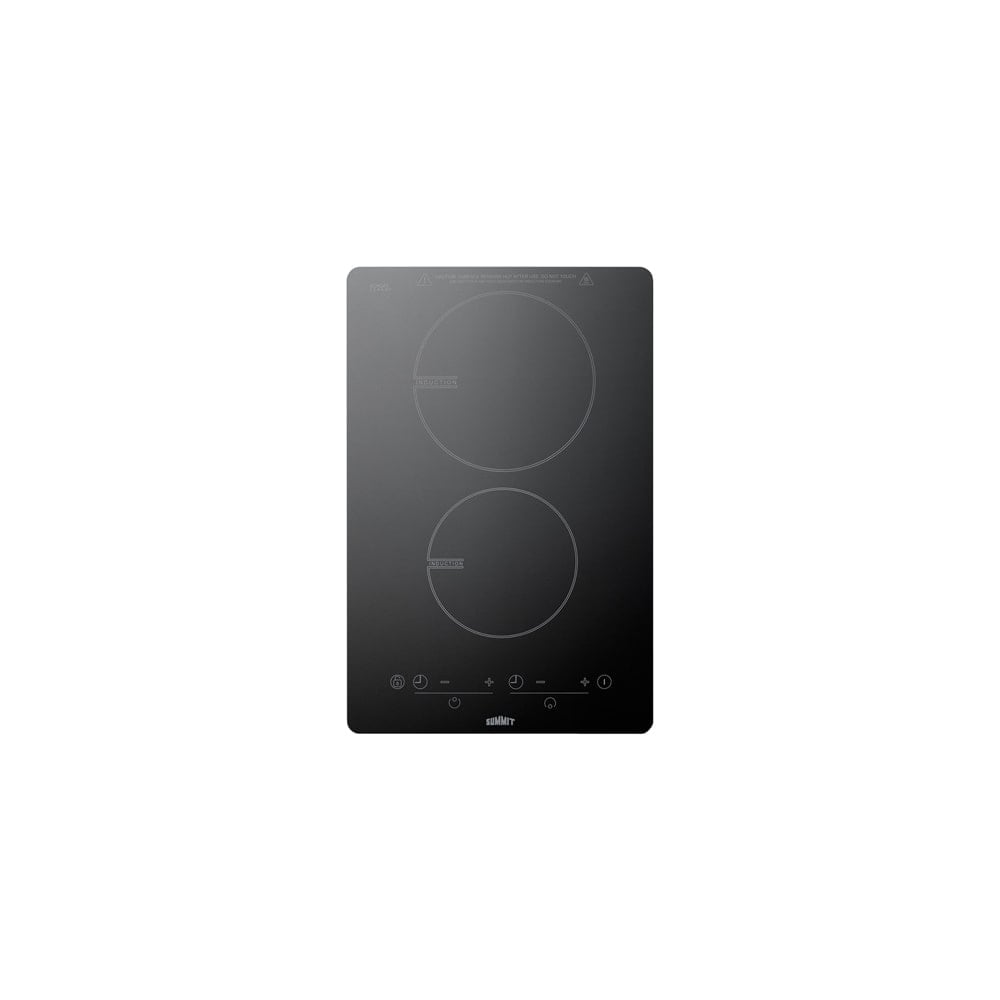 Shop Summit Sinc2b120 120v 2 Burner Induction Cooktop With 7 Piece