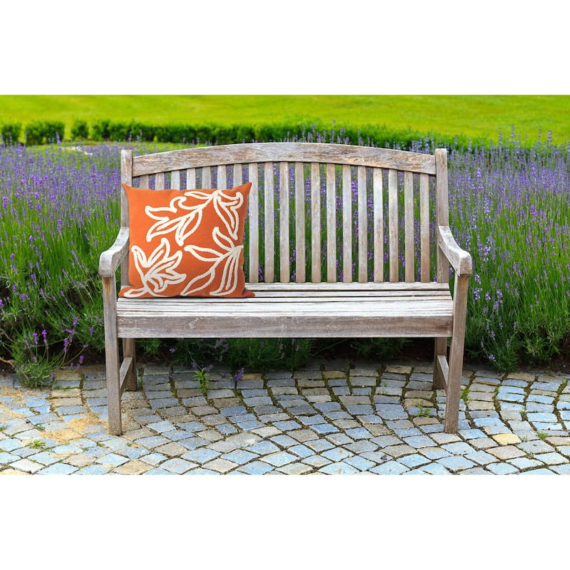 Liora Manne Visions I Windsor Indoor/Outdoor Pillow Orange 20" Square