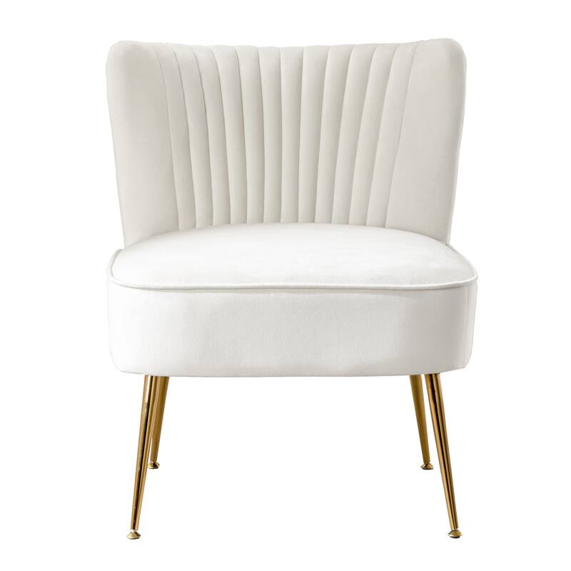 Heaven Contemporary Velvet Upholstered Accent Chair