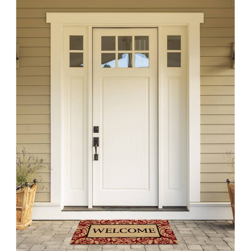 DII Damask Welcome Mat