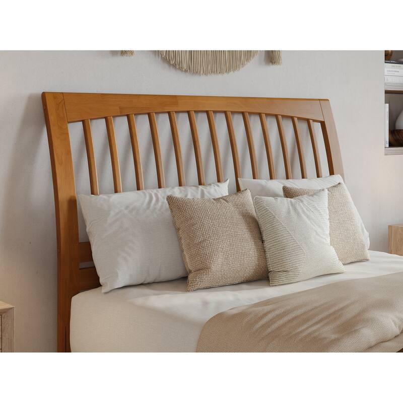 Roslyn Platform Bed with Panel Footboard and Storage Drawers