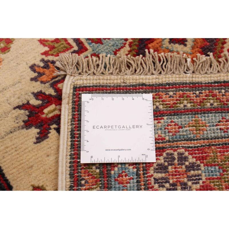 ECARPETGALLERY Hand-knotted Finest Ghazni Cream Wool Rug - 2'8 x 14'2