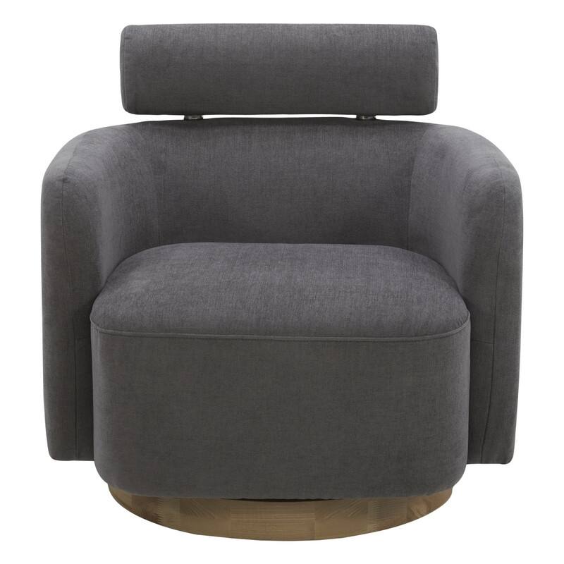 Spruce & Spring Ray Modern Swivel Accent Barrel Chairs