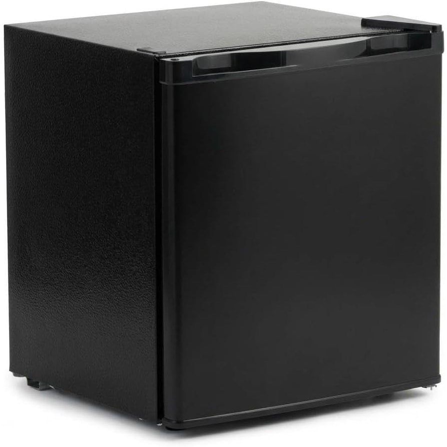1.7 Cu.Ft Mini Fridge with Freezer, Ultra Quiet Compact Refrigerator Black